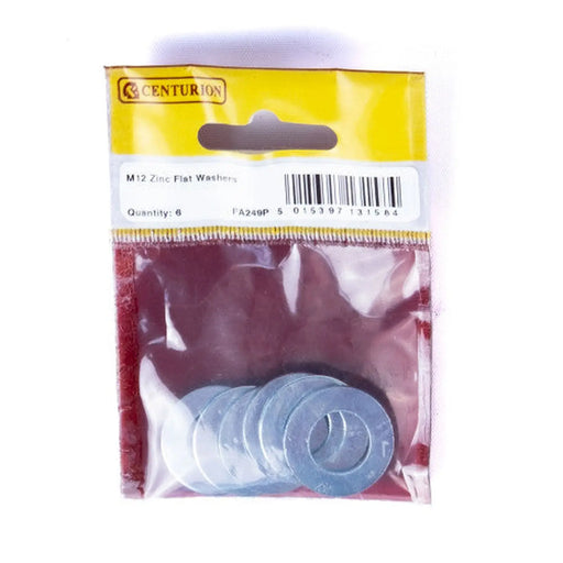 Centurion M12 ZP Flat Washers  (Pack of 6) - Pack of 5