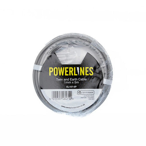 Centurion Twin and Earth Cable, 1mm flat x 5m - Min Order 2