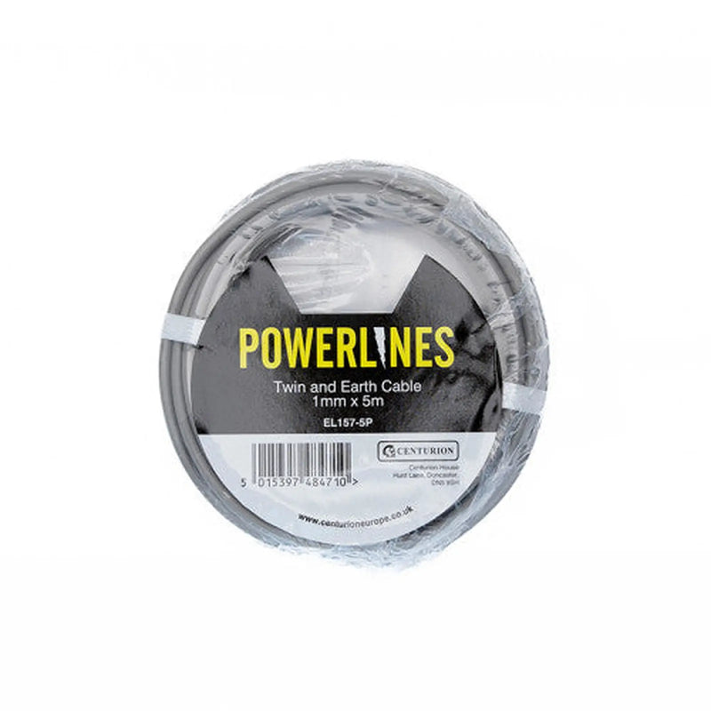 Centurion Twin and Earth Cable, 1mm flat x 5m - Min Order 2