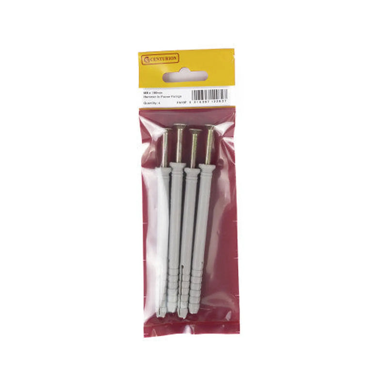 Centurion M8 x 100mm Hammer In Frame Fixings  (Pack of 4) - Pack of 5