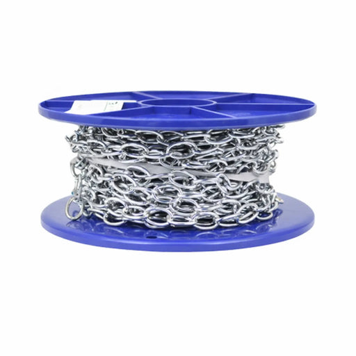 Centurion Solid Brass Oval Link Chain, Chrome Plated, 13mm x 1.6mm, 10m Reel - Pack of 5