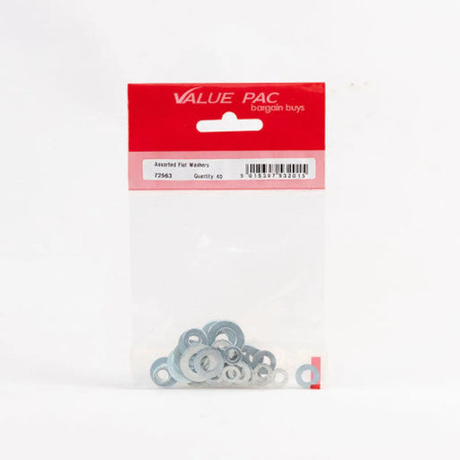 Centurion Assorted Flat Washers 40pk - Pack of 10