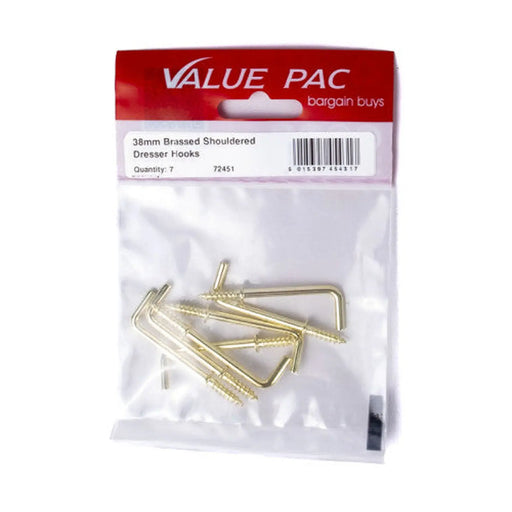 Centurion 38mm EB Shouldered Dresser Hooks - Pack of 10