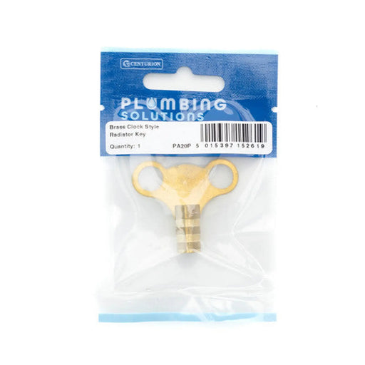 Centurion Radiator Key - Brass Clock Style - Pack of 5