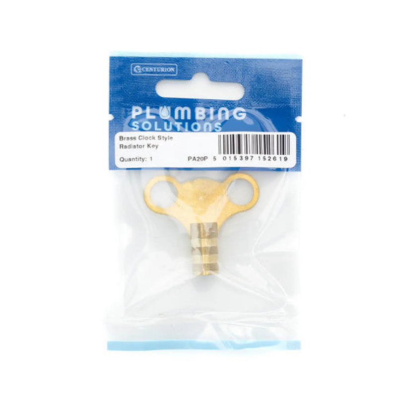Centurion Radiator Key - Brass Clock Style - Pack of 5