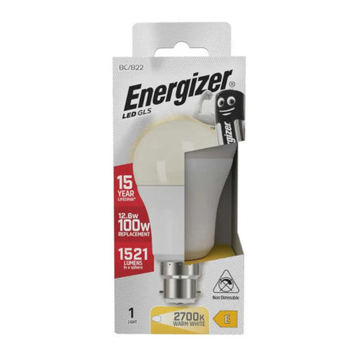 Centurion Energizer - LED Bulb - GLS 12.6W 1521LM B22 Warm White - Pack of 12