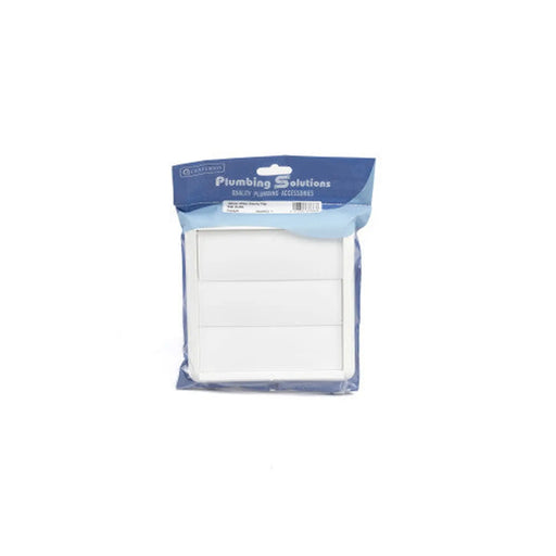 Centurion Gravity Flap Wall Outlet - White - 100mm - Pack of 5