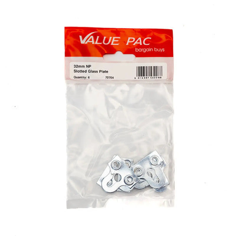 Centurion 32mm NP Slotted Glass Plate 6pk - Pack of 10