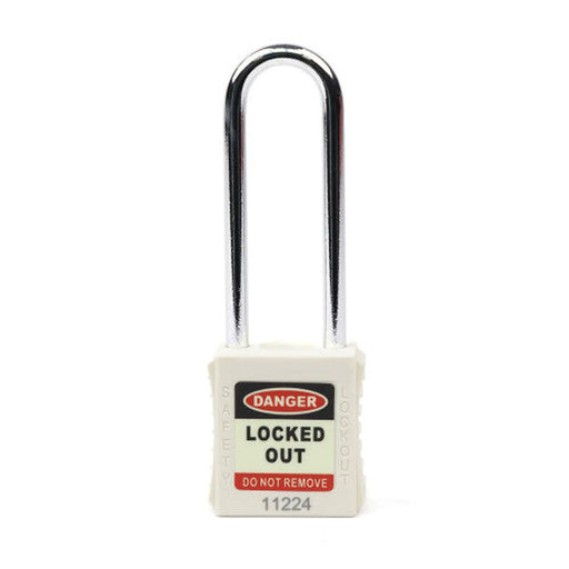 Centurion Safety Lockout Padlocks Long Shackle, White (Each)