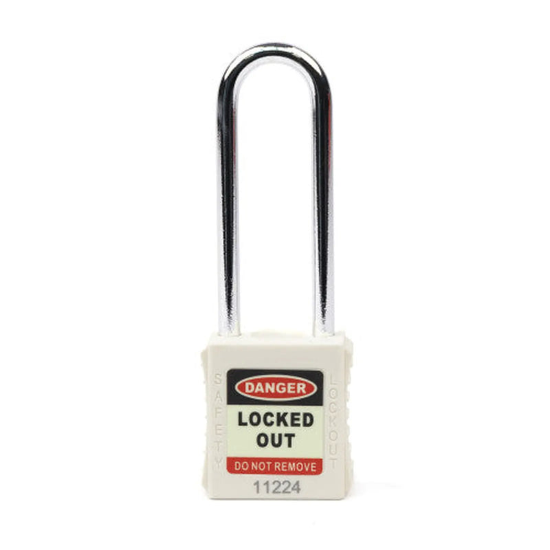 Centurion Safety Lockout Padlocks Long Shackle, White (Each)