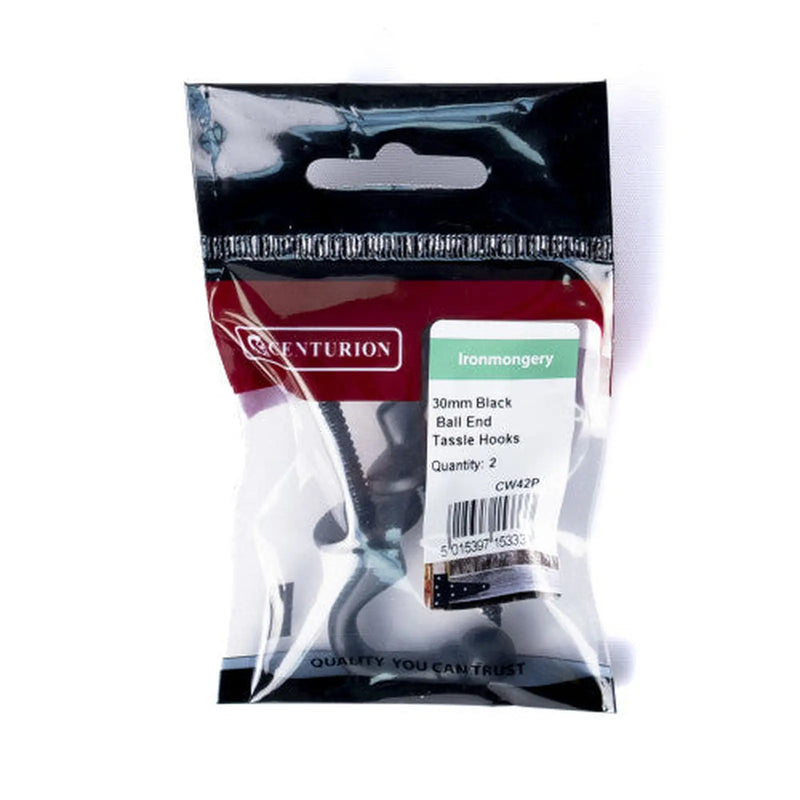 Centurion 30mm EXB Ball End Tassel Hook (Pack of 2) - Pack of 5