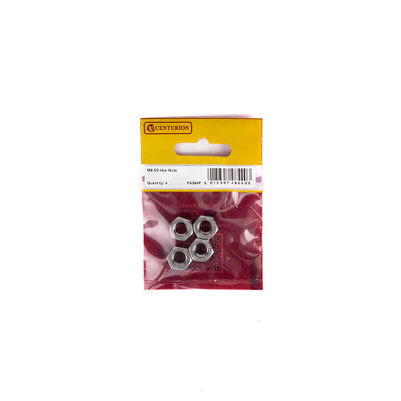 Centurion M8 SS Hex Nuts (Pack of 4) - Pack of 5