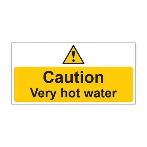 Centurion Caution - Very Hot Water - SAV (200 x 100mm) - Min Order 4
