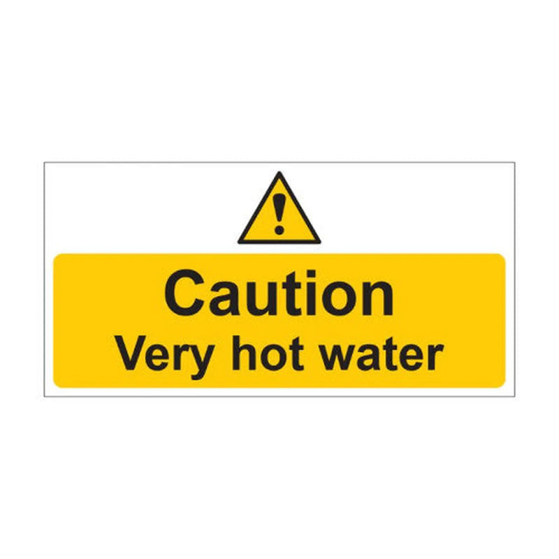 Centurion Caution - Very Hot Water - SAV (200 x 100mm) - Min Order 4