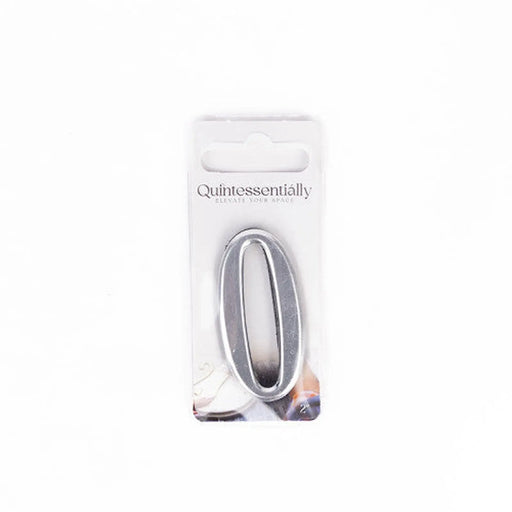Centurion 2" Silver Effect Numeral 0 - Pack of 5