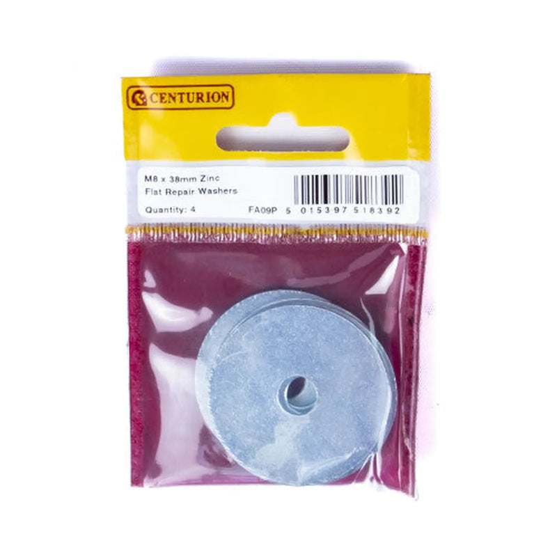 Centurion M8 x 38mm ZP Flat Repair Washers (4pk) - Pack of 5