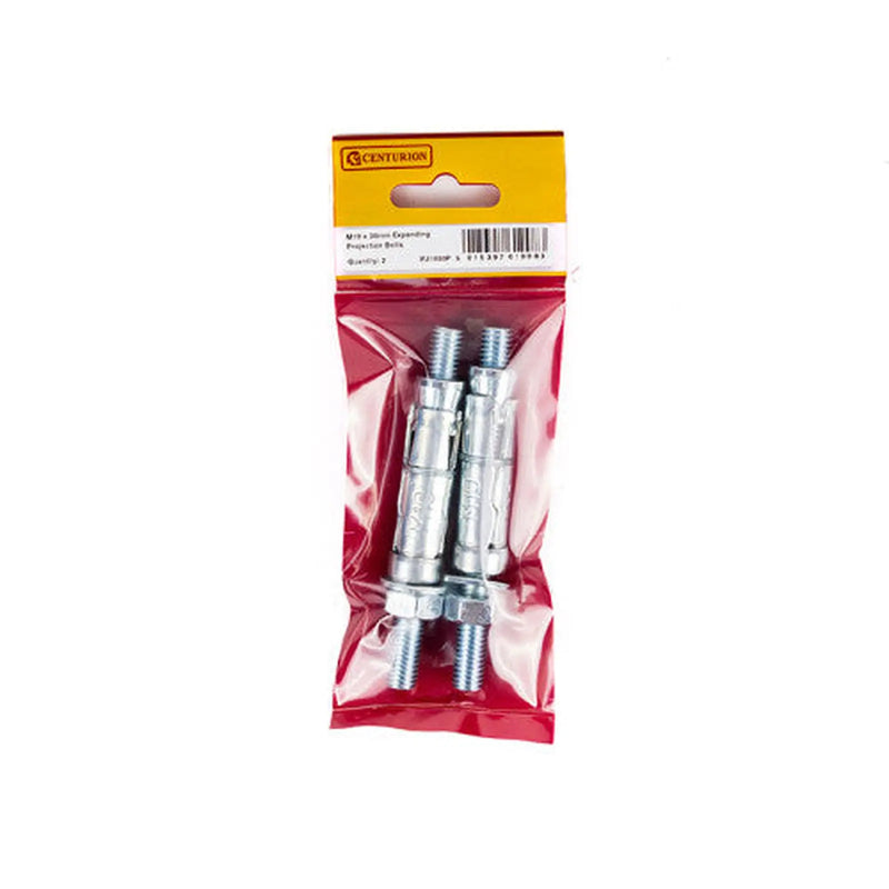 Centurion M10 x 30mm Expanding Projection Bolts (Packs of 2) - Pack of 5