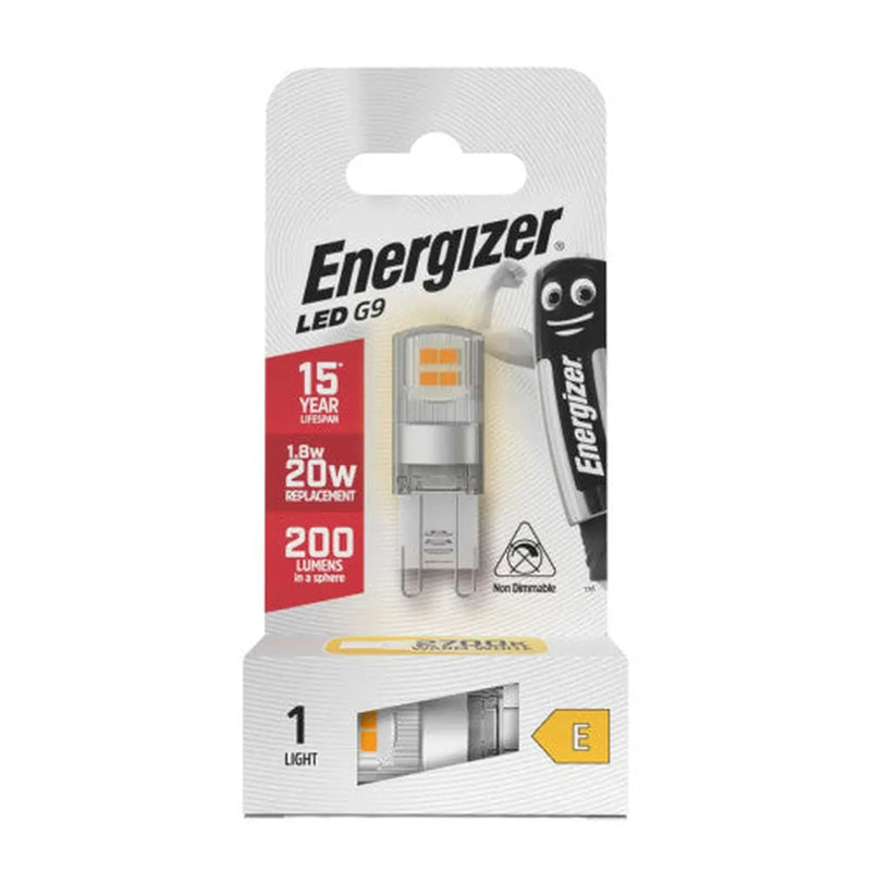 Centurion Energizer - LED Bulb - G9 1.2W 200LM Warm White - Pack of 12