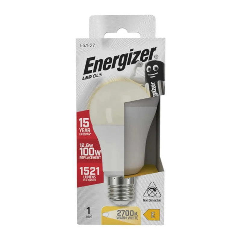 Centurion Energizer - LED Bulb - GLS 12.6W E27 1521LM Warm White - Pack of 12