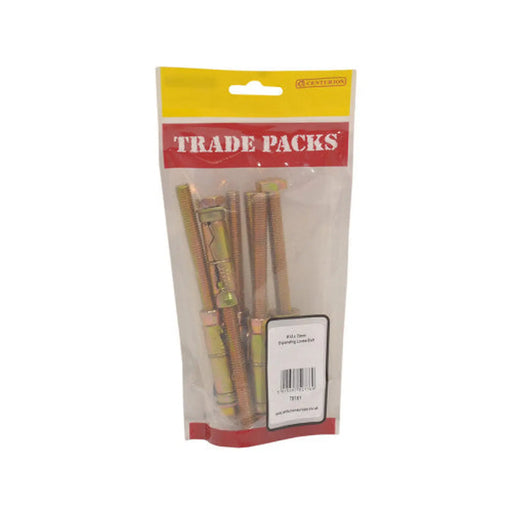 Centurion Expanding Loose Bolt - Zinc Plated - M10 x 75mm - (4 PK) - Pack of 5