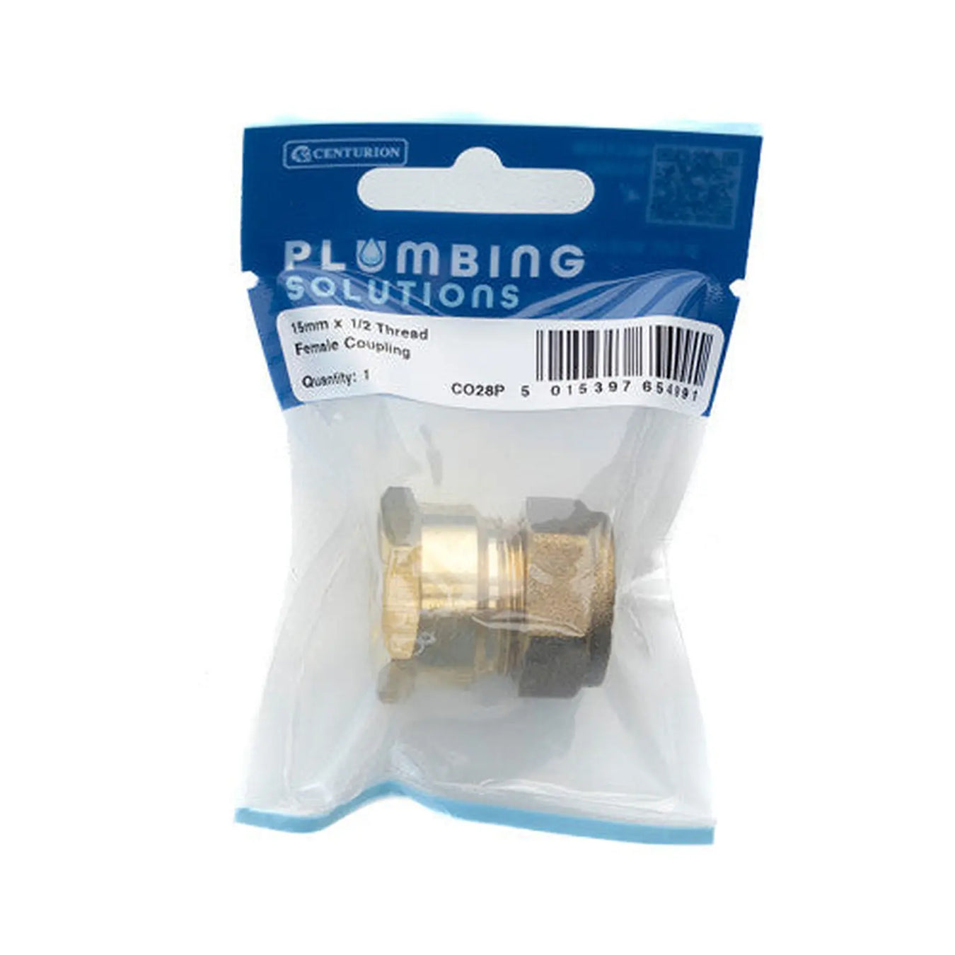 Centurion 15mm x 1/2 Thread Female Coupling - Pack of 5