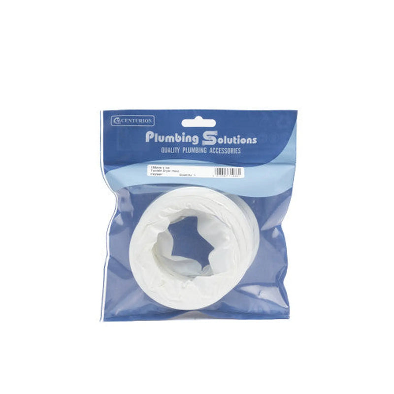 Centurion 100mm x 1m Tumble Dryer Hose - Pack of 5