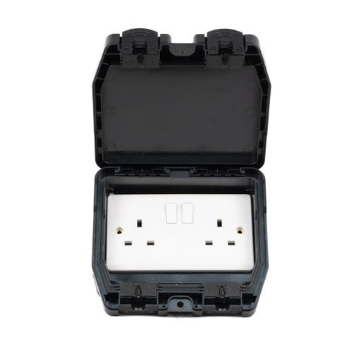 Centurion Outdoor IP66 Switched Socket - 2 Gang