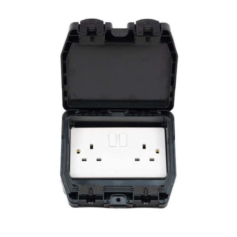 Centurion Outdoor IP66 Switched Socket - 2 Gang