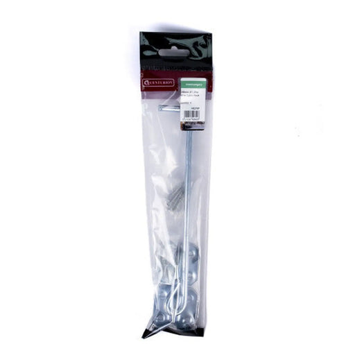 Centurion Wire Cabin Hooks, Zinc Plated, 200mm - Pack of 3