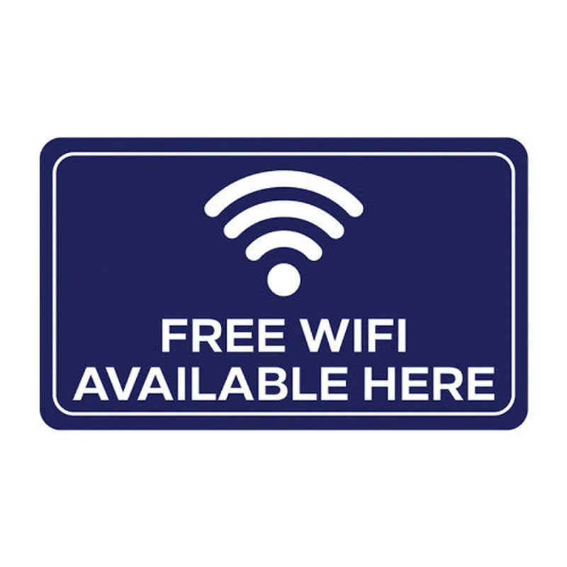 Centurion Free Wifi Available Here - SAV (200 x 120mm) - Min Order 4