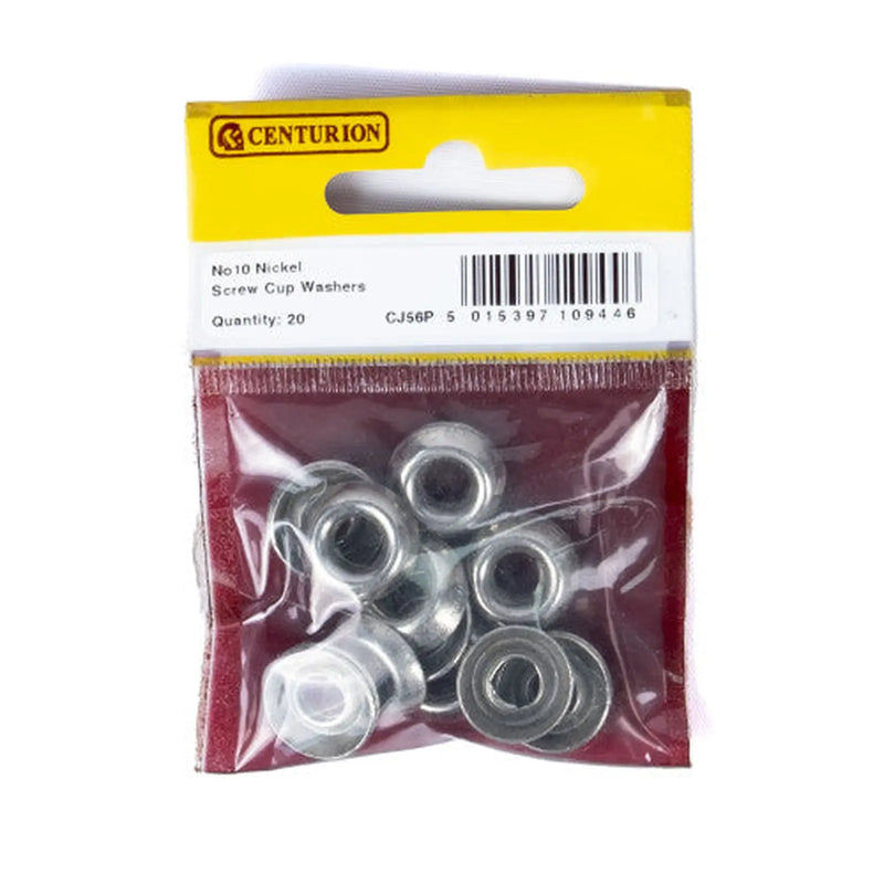 Centurion No 10 NP Screw Cup Washers (Pack of 20) - Pack of 5