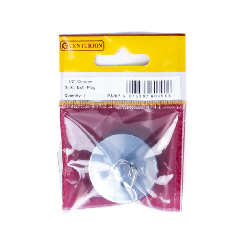 Centurion Plug - Sink Bath - Chrome - 1 1/2" - Pack of 5