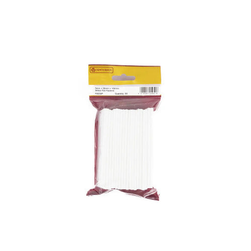 Centurion 3mm x 28mm x 100mm White Flat Packers (Pack of 20) - Pack of 5