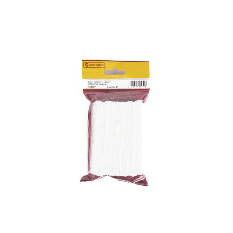 Centurion 3mm x 28mm x 100mm White Flat Packers (Pack of 20) - Pack of 5