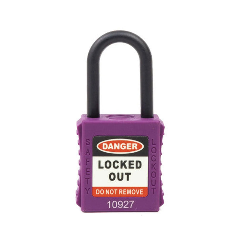Centurion Safety Lockout Padlocks Nylon, Shackle, Purple (each)
