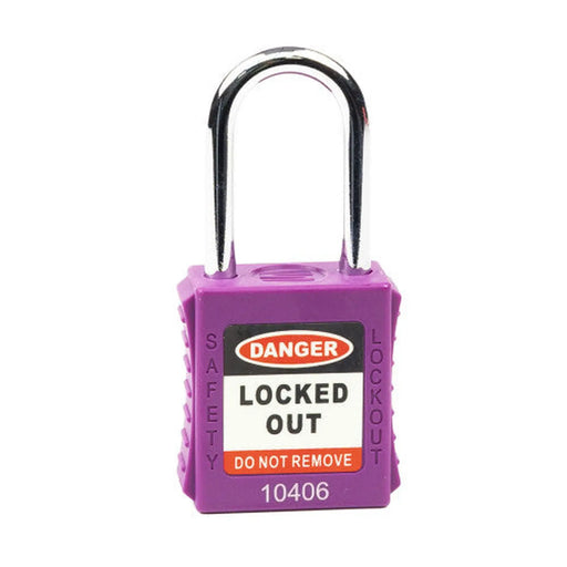 Centurion Safety Lockout Padlocks, Standard Shackle, Purple (each)