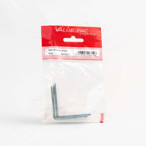 Centurion 50mm ZP Corner Brace - Pack of 10