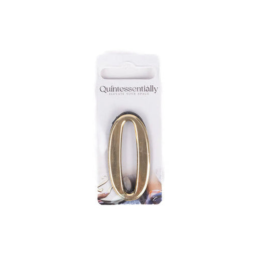 Centurion 2" Gold Effect Numeral 0 - Pack of 5