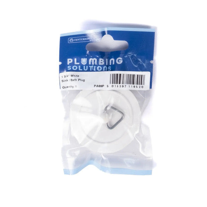 Centurion Sink & Bath Plug - 1 3/4" - White - Pack of 5
