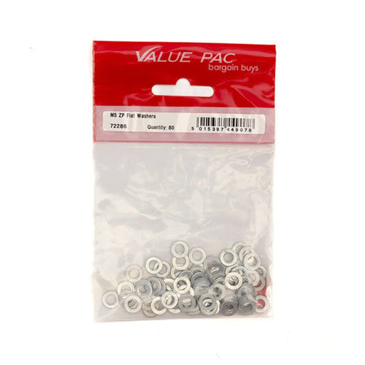 Centurion M5 ZP Flat Washers 80pk - Pack of 10