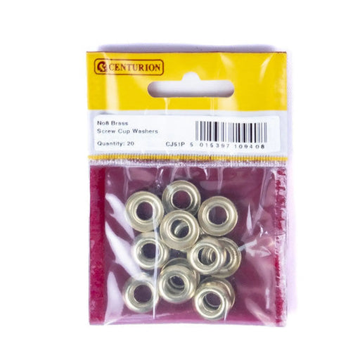 Centurion No 8 EB Screw Cup Washers (Pack of 20) - Pack of 5