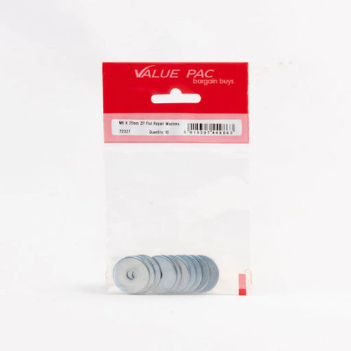 Centurion M6 x 25mm ZP Flat Repair Washers - Pack of 10
