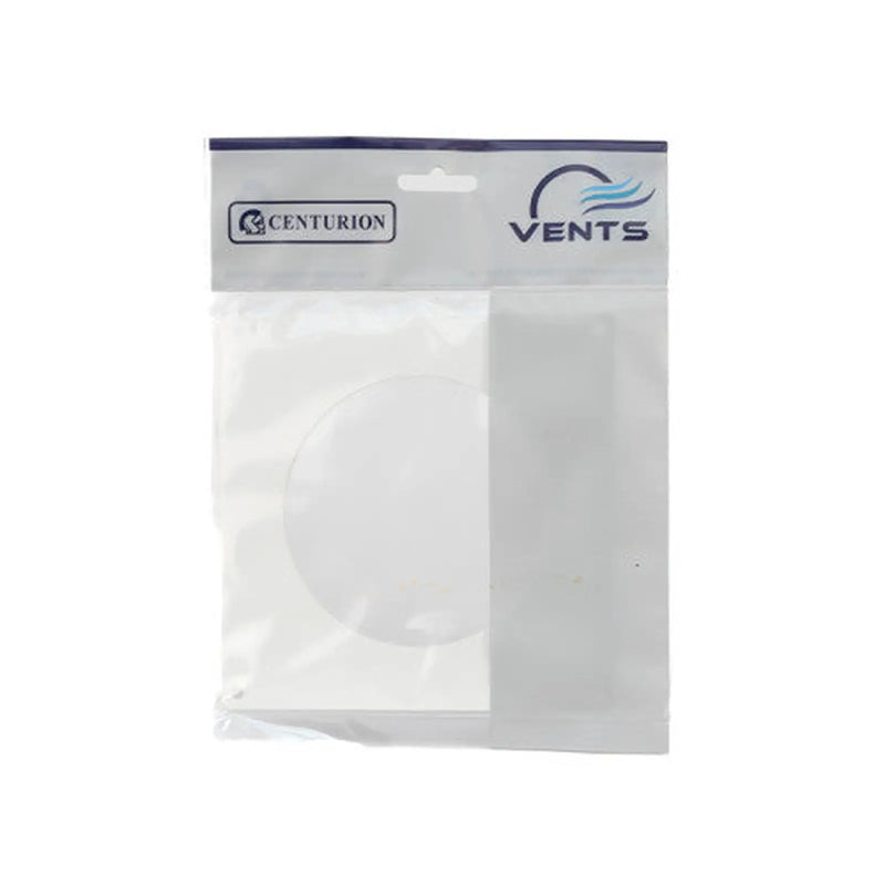 Centurion Round Wall Plate - White - Pack of 5