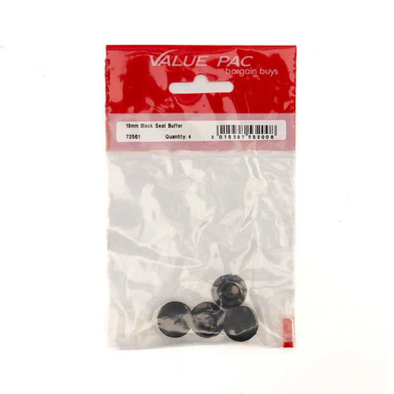 Centurion 19mm Black Seat Buffer (Pack of 4) - Pack of 10
