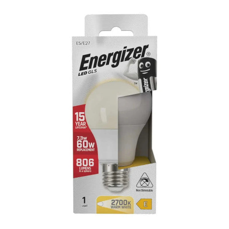 Centurion Energizer - LED Bulb - GLS 7.3W 806LM E27 Warm White - Pack of 12