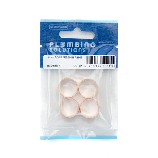 Centurion 15mm Compression Rings (Pack of 4) - Pack of 5