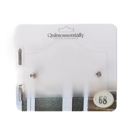 Centurion Glass Effect Shaped Plaque - Pack of 2