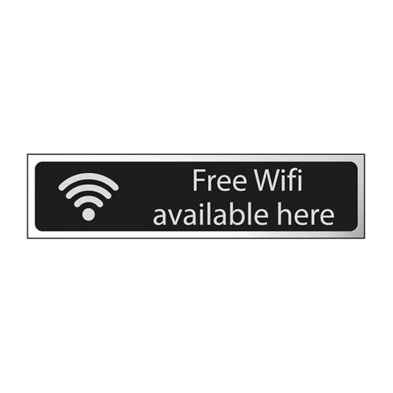 Centurion Free Wifi Available Here – CHR (200 x 50mm) - Min Order 4