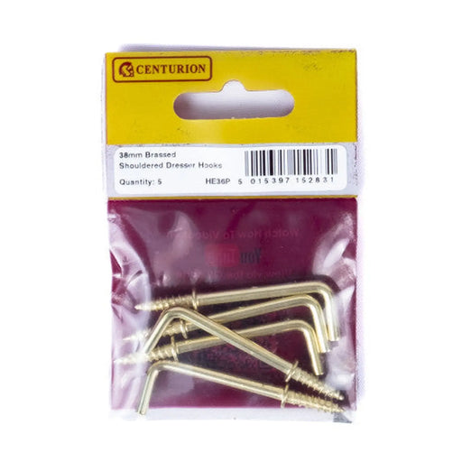 Centurion 38mm EB Shouldered Dresser Hooks (Pack of 5)