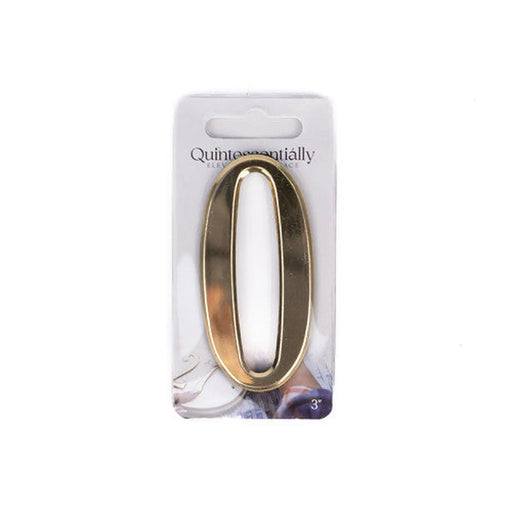 Centurion 3" Gold Effect Numeral 0 - Pack of 5